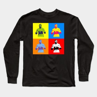 Anthony Joshua Pop Art Long Sleeve T-Shirt